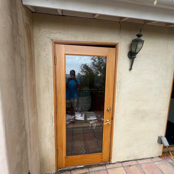 Let Jim Fix It - Exterior door before repair - Handyman Near Me Let Jim Fix It - Exterior door before repair - Handyman Near Me