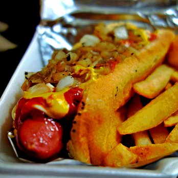 Fatty C's Dog House - a hot dog and french fries - Hot Dogs Near Me - Big Rapids, Michigan Fatty C's Dog House - a hot dog and french fries - Hot Dogs Near Me - Big Rapids, Michigan