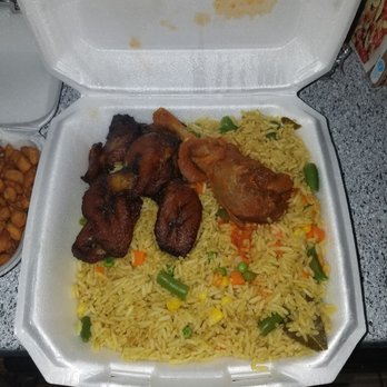 Kemi's Kitchen - Rice Platter with chicken and extra egg - Caterers Near Me - Grand Prairie, Texas