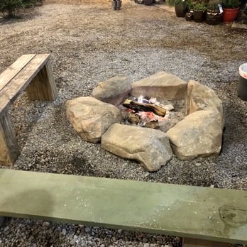 JVI Secret Gardens - Lovely fire to sit by during a shopping break. Christmas Season 2019 - Nurseries & Gardening Near Me - Nashville, Tennessee
