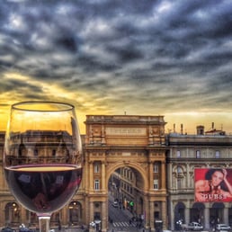 La Terrazza on the rooftop of La Rinascente with 360 view of Piazza della Repubblica and the Duomo!