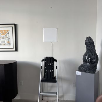 Affordable TV Pro - Frame tv installed at a furniture gallery down town Austin Tx - Home Theatre Installation Near Me Affordable TV Pro - Frame tv installed at a furniture gallery down town Austin Tx - Home Theatre Installation Near Me