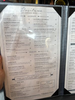 Menu photo 4 Positano Restaurant Brooklyn, NY Menu photo 4 Positano Restaurant Brooklyn, NY