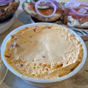 Bubbe's Fine Bagels - Calabrian pepper is absolutely delicious! - Bagels Near Me - Tucson, Arizona