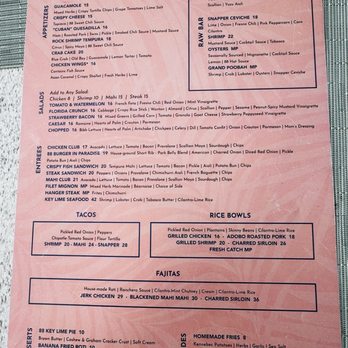 Marker 88 - Menu - Seafood Near Me - Islamorada, Florida Marker 88 - Menu - Seafood Near Me - Islamorada, Florida