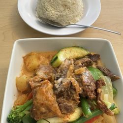 Simply Thai - Panang Curry with crispy duck