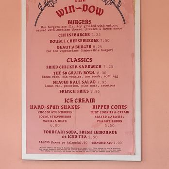 The Win-Dow Long Beach - Menu - Burgers Near Me - Long Beach, California The Win-Dow Long Beach - Menu - Burgers Near Me - Long Beach, California