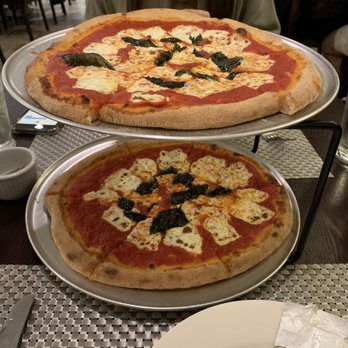 Novino - Two margherita pizzas. Supposed to be Neapolitan style - Italian Near Me - Mahwah, New Jersey Novino - Two margherita pizzas. Supposed to be Neapolitan style - Italian Near Me - Mahwah, New Jersey