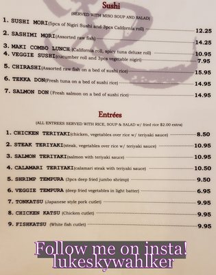 Menu photo 3 Sushi Kame Champaign, IL Menu photo 3 Sushi Kame Champaign, IL