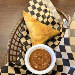 Cushitic Cuisine - Beef samosa