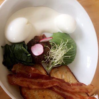 Over Easy - The brunch bowl which I would not recommend. The only good part was the avocado. - Breakfast & Brunch Near Me - Kailua, Hawaii