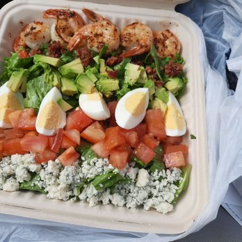Good Eats Healthy Living - Cobb Salad with grilled shrimp - Salad Near Me - Lithonia, Georgia