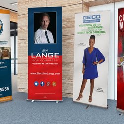 Good Guys Signs - Retractable banners are the perfect solution for tradeshows, events and promotions. Free shipping on orders over $89 when you buy online.