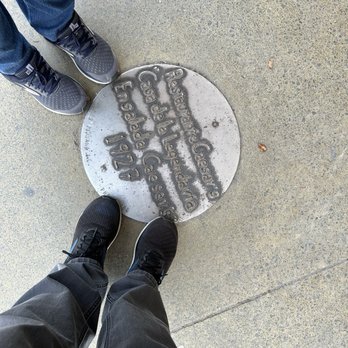 Restaurante Caesar's - Sidewalk plaque! - Salad Near Me - Tijuana, BCN