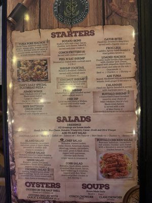 Menu photo 5 S.S. Wreck & Galley Grill Marathon, FL Menu photo 5 S.S. Wreck & Galley Grill Marathon, FL