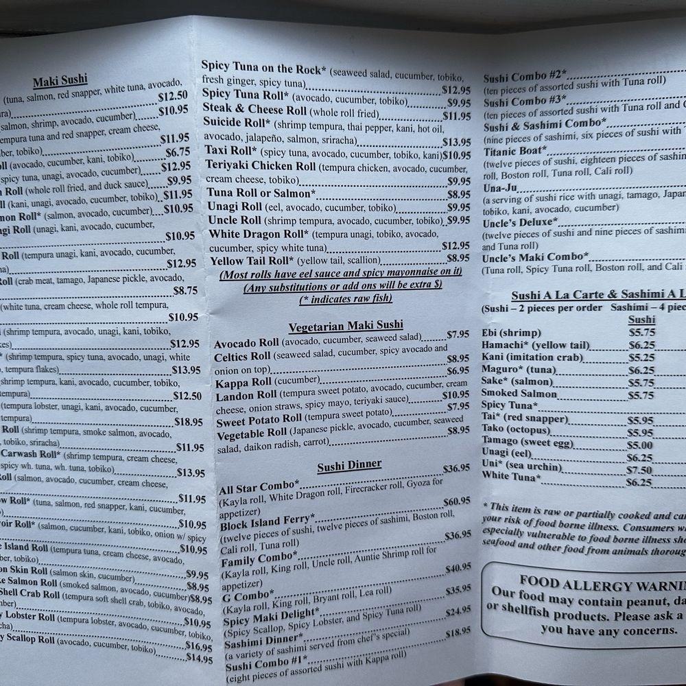 Uncle Sushi & Grill - Sushi Bars Near Me - Cranston, Rhode Island Uncle Sushi & Grill - Sushi Bars Near Me - Cranston, Rhode Island
