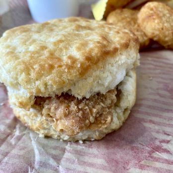 Bojangles - Cajun Chicken Filet Biscuit - Breakfast & Brunch Near Me - Myrtle Beach, South Carolina