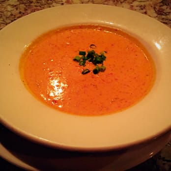 Catch 22 - Roasted Red Pepper and Lump Crab Soup - Seafood Near Me - Hilton Head Island, South Carolina Catch 22 - Roasted Red Pepper and Lump Crab Soup - Seafood Near Me - Hilton Head Island, South Carolina