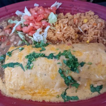 Fronteras Mexican Restaurant - Chipotle Chicken Burrito with Charro beans. - Mexican Near Me - Lenexa, Kansas Fronteras Mexican Restaurant - Chipotle Chicken Burrito with Charro beans. - Mexican Near Me - Lenexa, Kansas