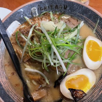 Ichitaru Ramen - Garlic Bomb Ramen this had the best tasting chashu pork! Super soft & juicy and tasty! You can tell how well it was marinated! - Ramen Near Me - Carlsbad, California Ichitaru Ramen - Garlic Bomb Ramen this had the best tasting chashu pork! Super soft & juicy and tasty! You can tell how well it was marinated! - Ramen Near Me - Carlsbad, California