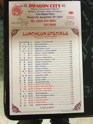 Menu photo 3 Dragon City Saugerties, NY Menu photo 3 Dragon City Saugerties, NY