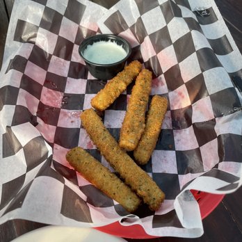 The Fisherman's Corner - Zucchini sticks after 4 or 5 munched on. - Seafood Near Me - Brazos Bend, Texas The Fisherman's Corner - Zucchini sticks after 4 or 5 munched on. - Seafood Near Me - Brazos Bend, Texas