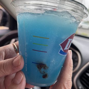 Dairy Queen Grill & Chill - Disgusting blob of "ice cream" in the slushee. - Fast Food Near Me - Macomb, Michigan