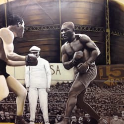 15th Round Boxing - Mural at the gym.