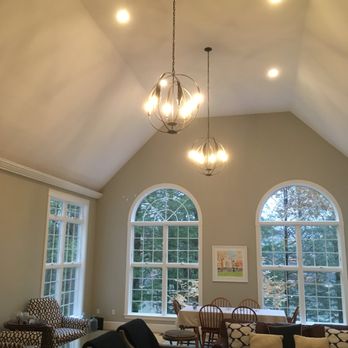 Bradley Electric - New lighting in this Great Room - Electricians Near Me - Windham, Maine