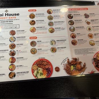 Thai House Street Eats - The other side of the menu - Thai Near Me - Lakewood, California Thai House Street Eats - The other side of the menu - Thai Near Me - Lakewood, California