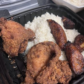 Puerto Rico Cafe - fried chicken, rice, and a side dish - Puerto Rican Near Me - Manassas, Virginia Puerto Rico Cafe - fried chicken, rice, and a side dish - Puerto Rican Near Me - Manassas, Virginia