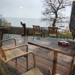 Nielsens Kaffeegarten - Blick vom Café auf das Wattenmeer