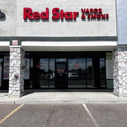 Red Star Vapor & Smoke - New storefront signage - Red Star Vapor & Smoke