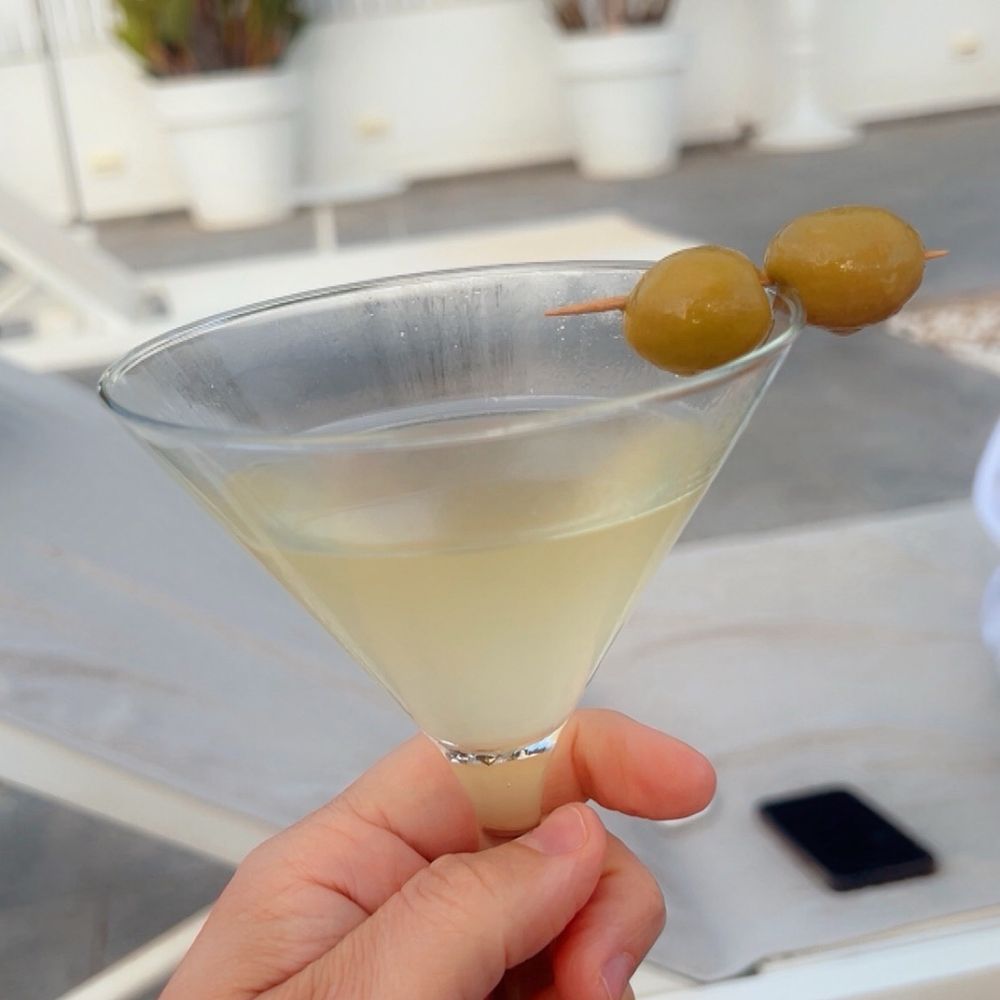 Golden Mar Menuda - Extra dirty vodka martini with olives poolside. Yummy!!! - Hotels Near Me - Tossa de Mar, GI