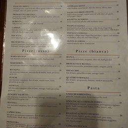 Menu front
