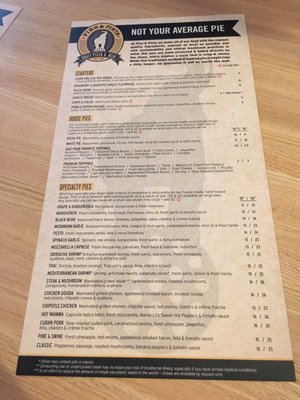 Menu photo 8 Pies & Pints Carmel, IN