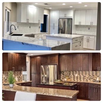 Marble Yard - Before and after - Kitchen & Bath Near Me - Costa Mesa, California Marble Yard - Before and after - Kitchen & Bath Near Me - Costa Mesa, California