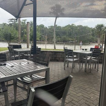 Valley Smoke Restaurant - View from our "inside" table - Barbeque Near Me - Ponte Vedra Beach, Florida Valley Smoke Restaurant - View from our "inside" table - Barbeque Near Me - Ponte Vedra Beach, Florida