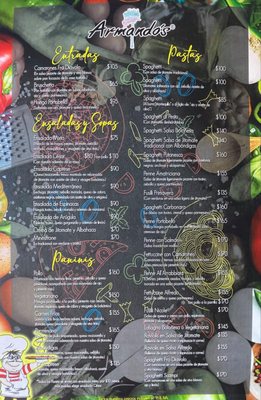 Menu photo 1 Armando's Pizzeria & Restaurant Cuernavaca, MOR