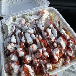 Combo platter (chicken and lamb gyro) Combo platter (chicken and lamb gyro)