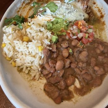 Blanco Cocina + Cantina - Enchilada Trio combo platter with rice and charro beans. - Tacos Near Me - Coronado, California Blanco Cocina + Cantina - Enchilada Trio combo platter with rice and charro beans. - Tacos Near Me - Coronado, California