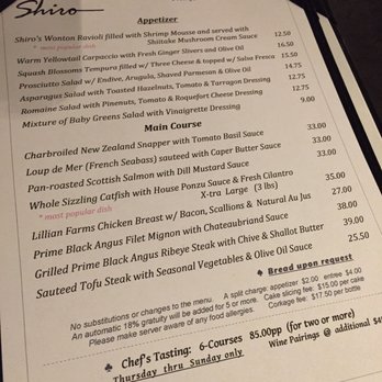 Shiro - Menu - Asian Fusion Near Me - South Pasadena, California Shiro - Menu - Asian Fusion Near Me - South Pasadena, California