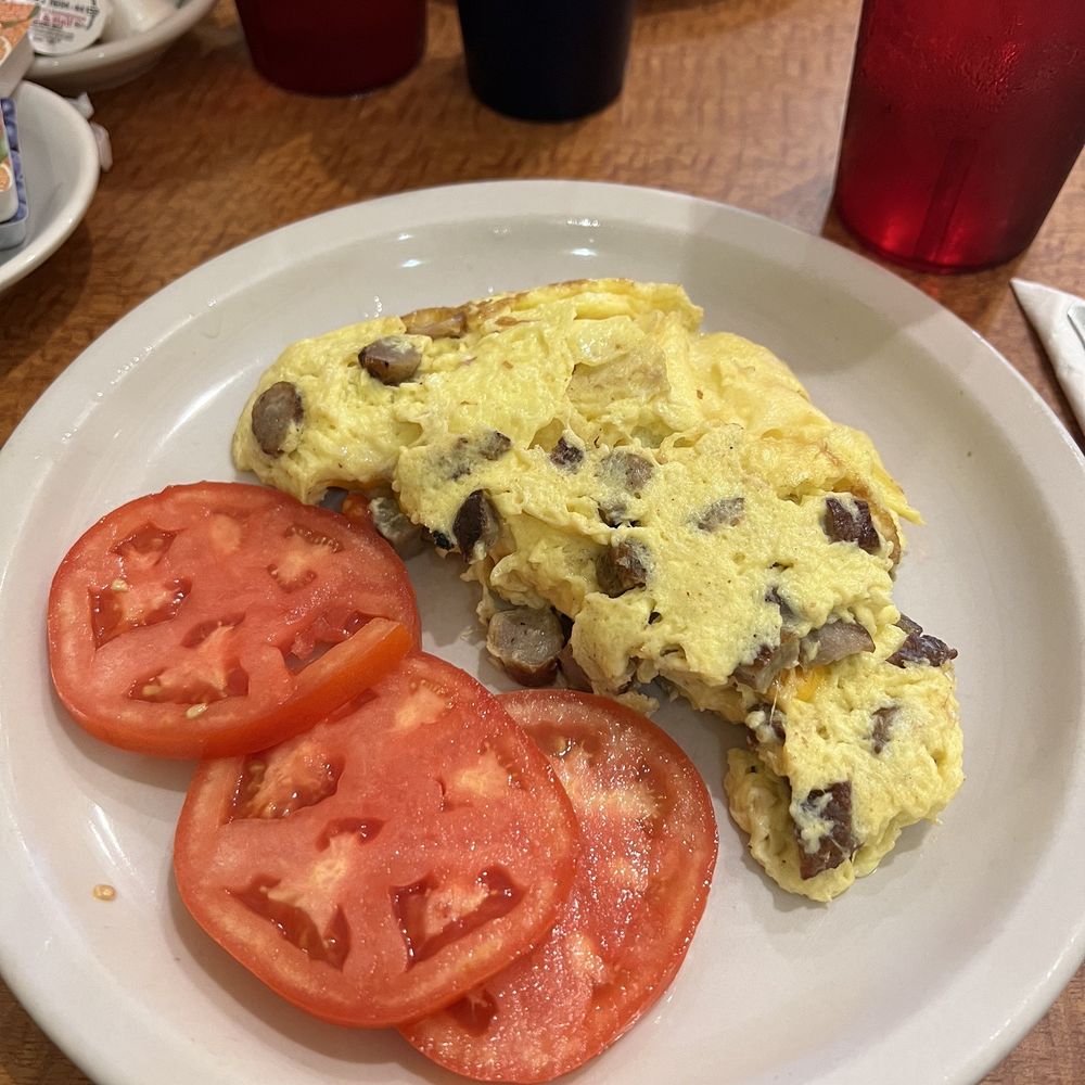 Sausage omelet! Yummy!