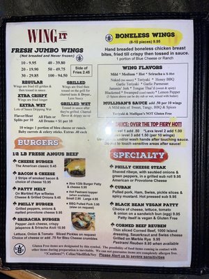 Menu photo 4 Mulligan’s Grill Port Orange, FL