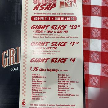 Grimaldi's Hoover - Lunch Special - Pizza Near Me - Hoover, Alabama