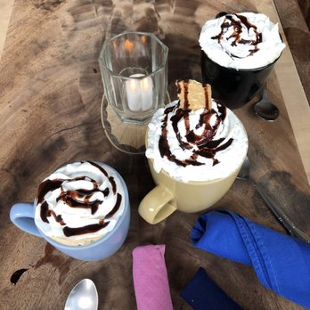 Van Gogh's Ear Cafe - (From left) Chocolatina, S'mores, and Vincent's Folly - Cafes Near Me - Union, New Jersey Van Gogh's Ear Cafe - (From left) Chocolatina, S'mores, and Vincent's Folly - Cafes Near Me - Union, New Jersey