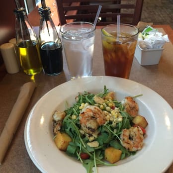 Marketplace Cafe at Nordstrom - Shrimp & Arugula Salad w/ sweet corn (580 calories) Yum!!! - Cafes Near Me - Skokie, Illinois Marketplace Cafe at Nordstrom - Shrimp & Arugula Salad w/ sweet corn (580 calories) Yum!!! - Cafes Near Me - Skokie, Illinois