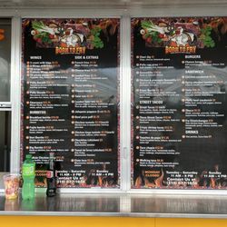 Born To Fry - Menu