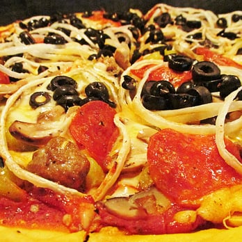 Grumpy Gators Bar & Grill - The Grumpy Pizza- sausage, pepperoni, mushrooms, green peppers, onions, black olives...so tasty! - Burgers Near Me - Homosassa, Florida Grumpy Gators Bar & Grill - The Grumpy Pizza- sausage, pepperoni, mushrooms, green peppers, onions, black olives...so tasty! - Burgers Near Me - Homosassa, Florida