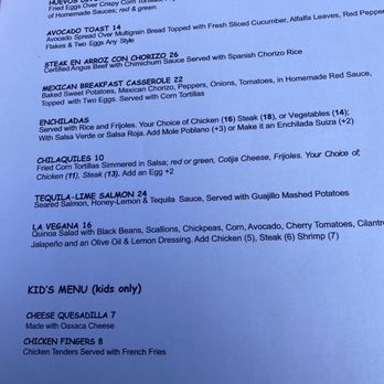 Cocina Chente - Brunch menu - Mexican Near Me - Bronx, New York